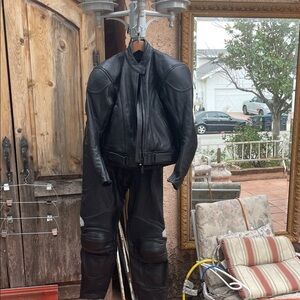 Black Leather Motorcycle flash $160